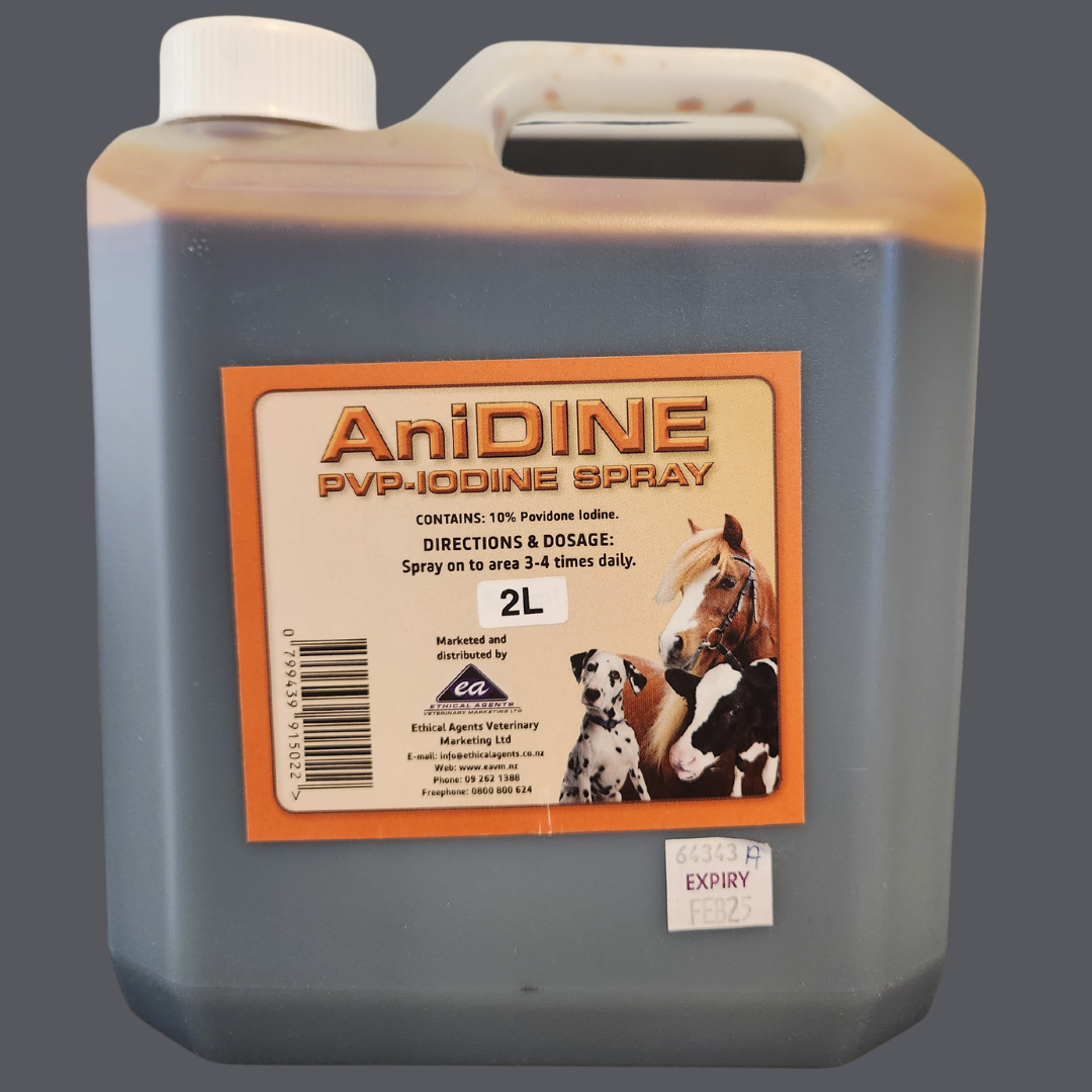 Anidine PVP - Iodine Spray - 2L Refill